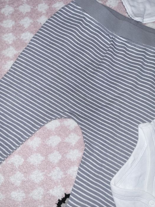 Komplet 3 części body spodnie chustka małpka r. 74