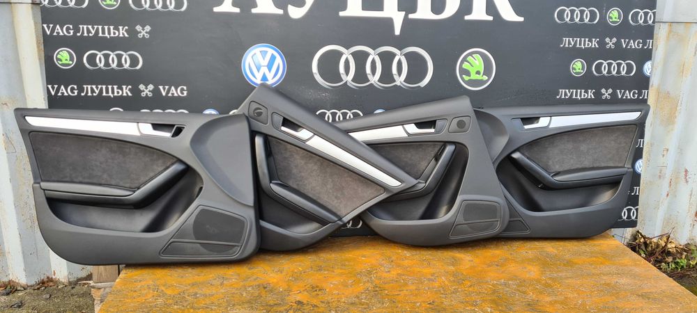 Сидіння + Карти дверей Audi A4 B8 седан універсал салон шкіра альканта