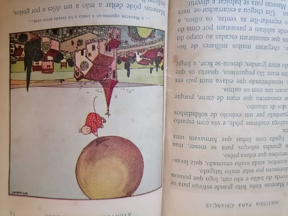 Raríssimo STUART Aventuras do Manecas 1916 c/6 Ilustrações de STUART