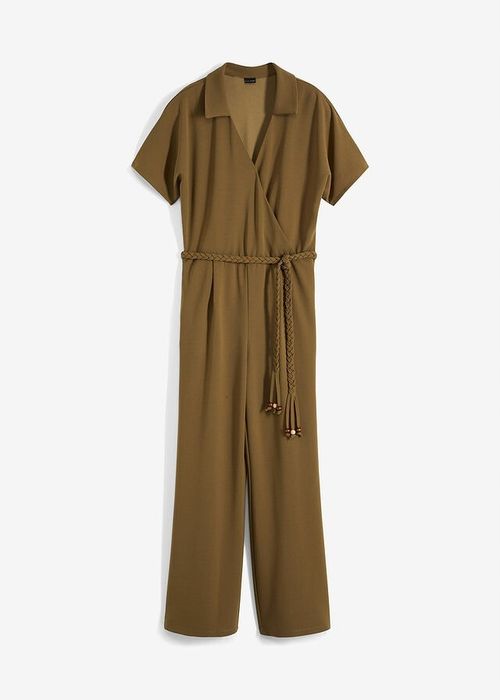 B.P.C kombinezon khaki krótki rękaw r.36/38