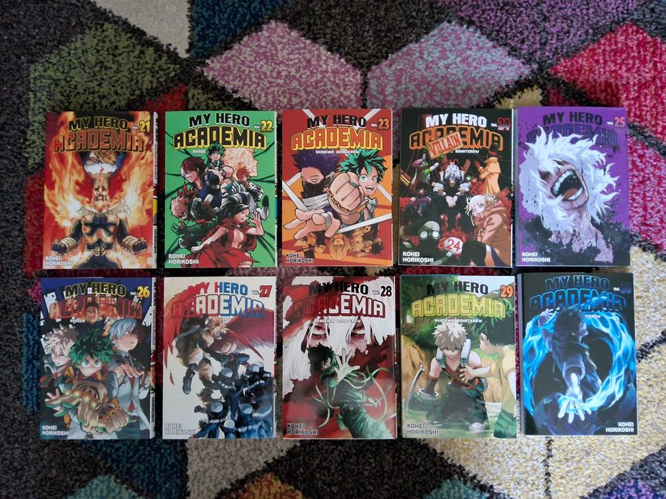 Mangi "My Hero Academia" - tomy 1-36