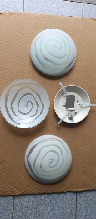 3 Candeeiros Plafon como novos