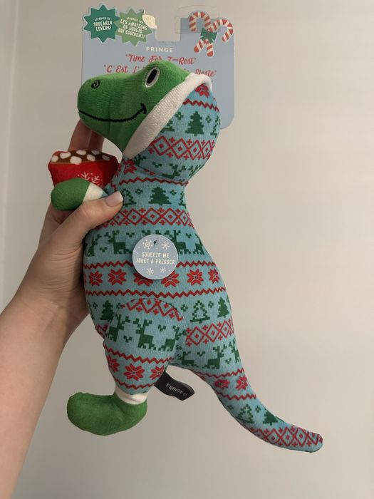 Nowa piszcząca, pluszowa zabawka dla psa marki Fringe