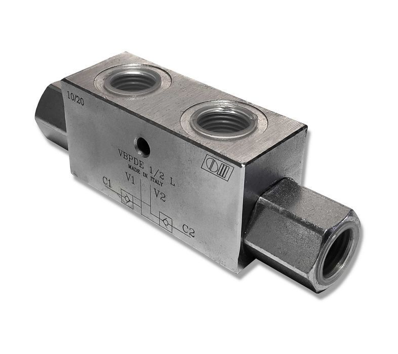 Zawór hydrauliczny blokada do siłownika 1/4 20l [0321]