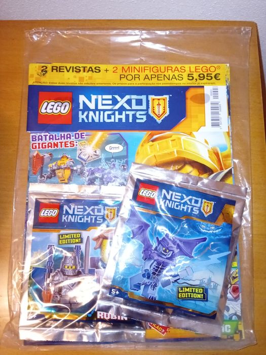 Revistas Lego Nexo Knights, City, Lego Movie 2 (levando todas baixa o preço)