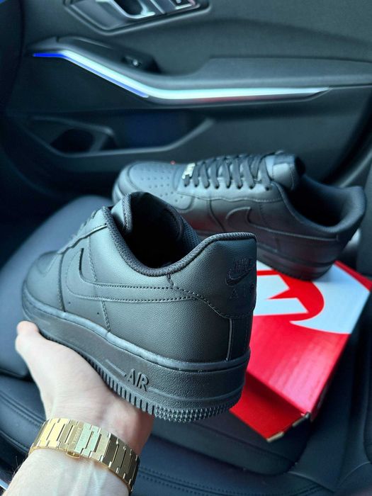 ТОПОВІ кросівки Supreme Nike Air Force 1 чорні
