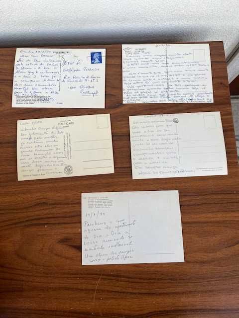 Postais antigos escritos