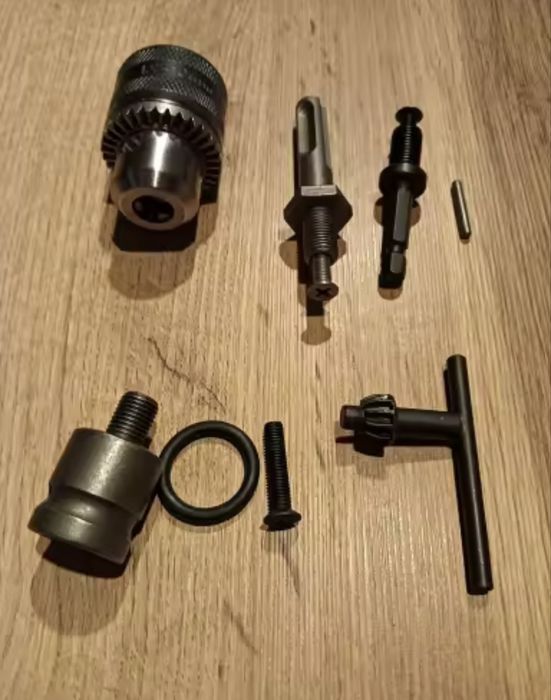 Свердлильний патрон 1,5-10 мм, кріплення 3/8-24UNF, ударні наконечники