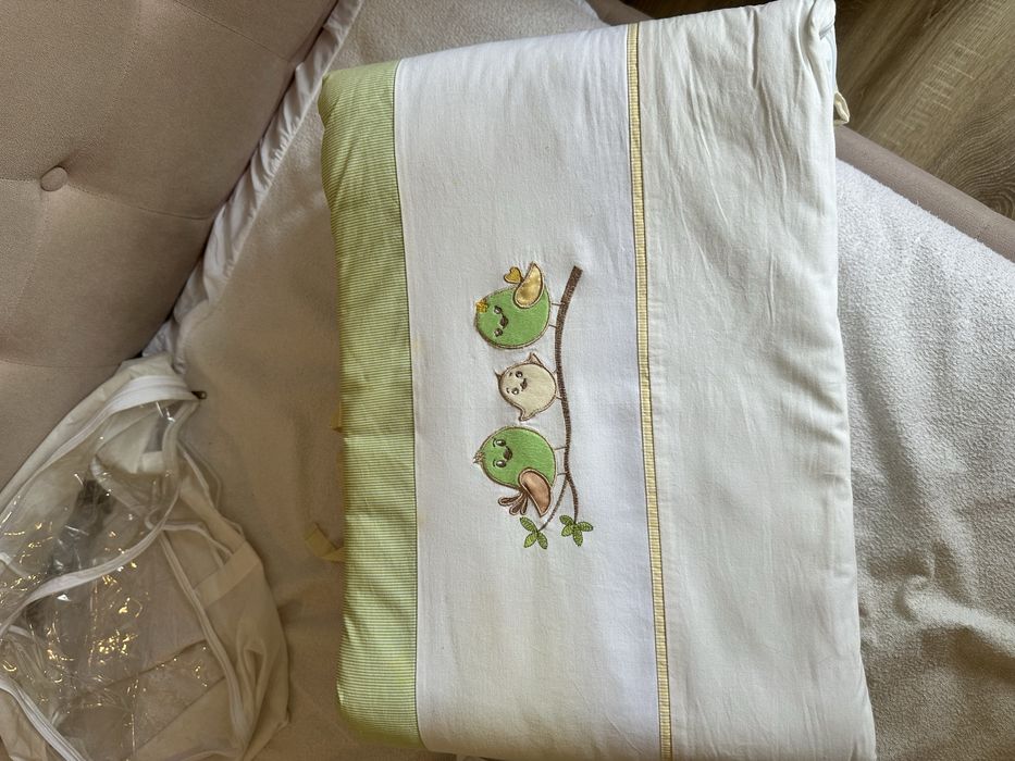 Бортики на кроватку, пододеяльник