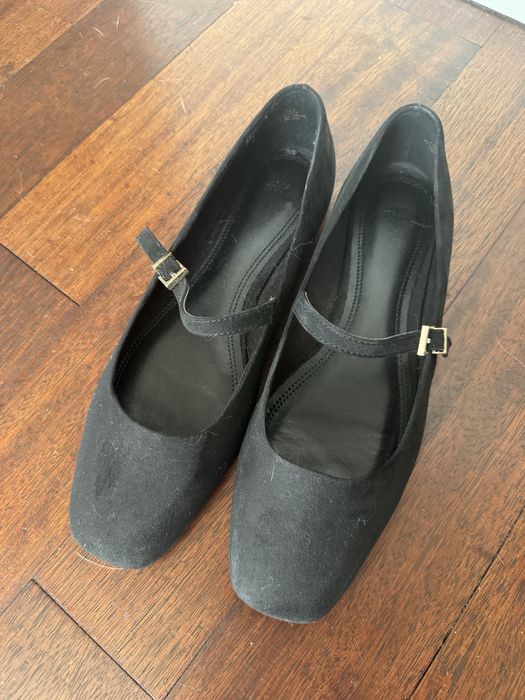 BALERINY MARY JANE H&M czarne rozm 39