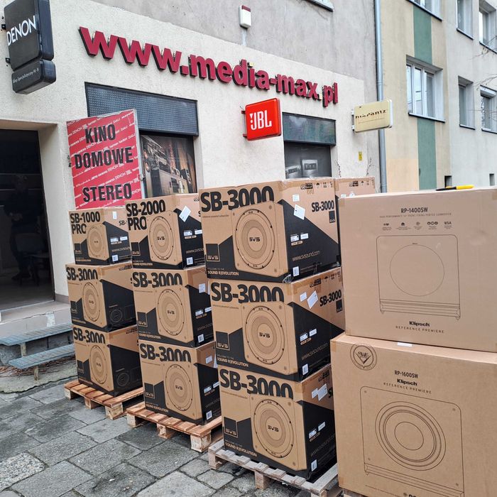 Potężny SVS SB-3000 Aplikacja DSP 800 W RMS | super cena sklep WROCŁAW