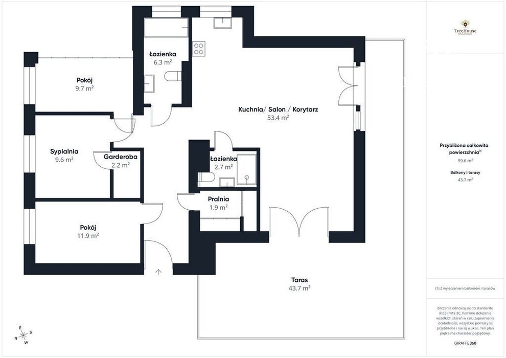Luksusowy apartament z tarasem na Nagórkach