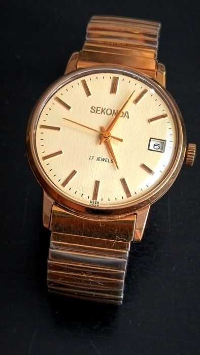 Zegarek męski mechaniczny nakrecany Sekonda