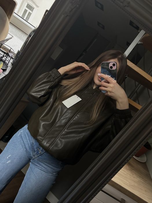 Kurtka skorzana z Zara nowa