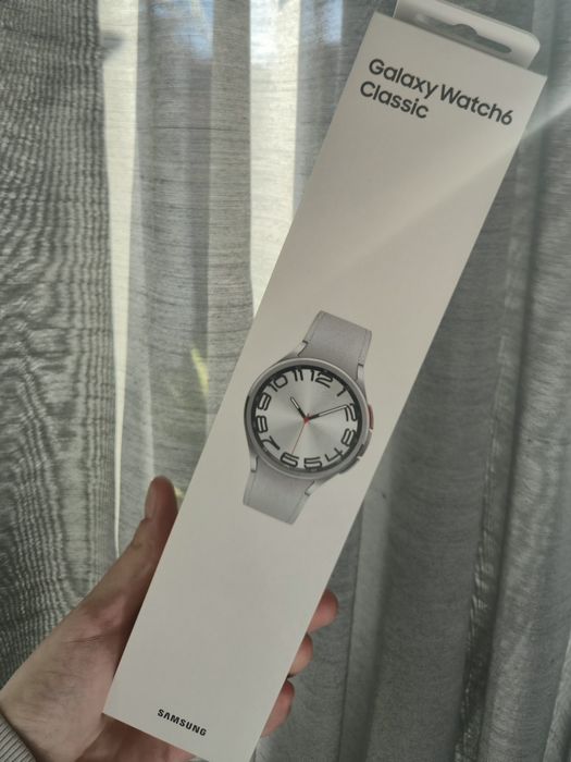 Nowy Samsung Galaxy Watch 6 Classic 47mm LTE | Silver | Gwarancja 2l
