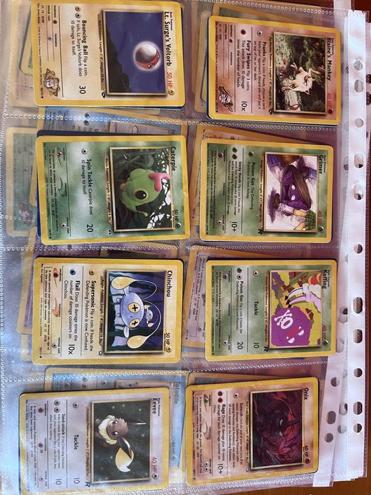 Cartas pokemon - versão ingles