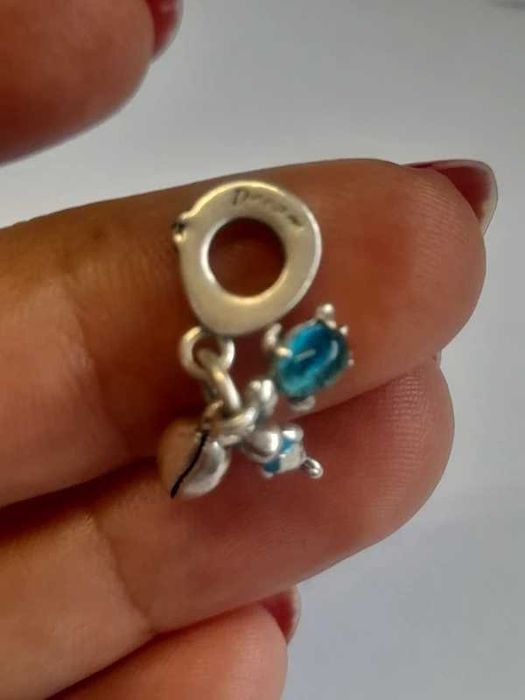 Pandora, Conta Pendente Peixe, Tartaruga & Búzio Prata Esterlina