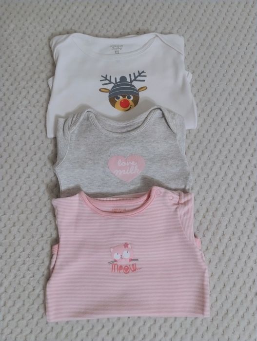 Body z długim rękawem 3szt Cool Club rozmiar 80