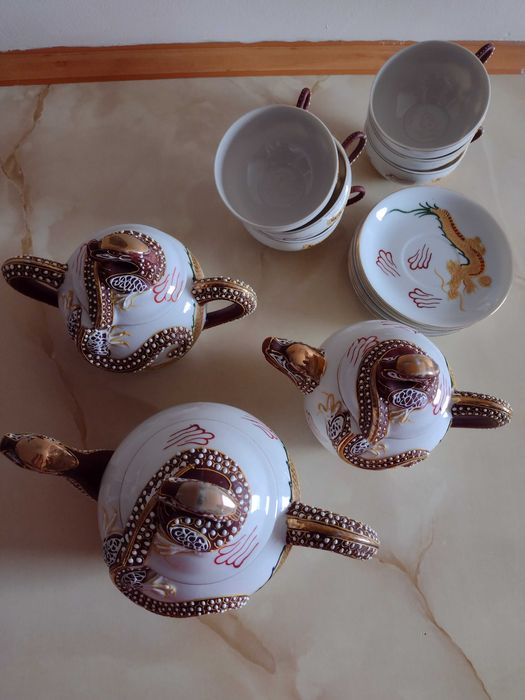 Porcelana chińska japońska zestaw kawowy