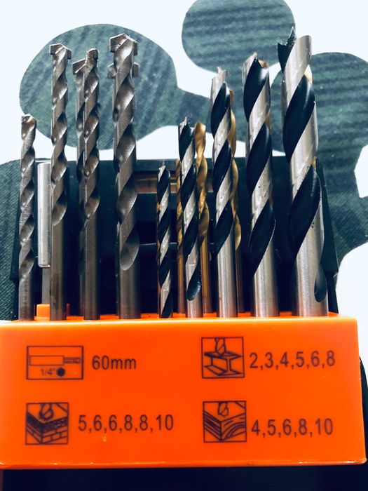 50-Piece Drill Bit and Bit Tip Set with Level – PowerFlix64551830421250122