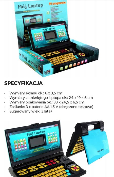 Laptop edukacyjny dla dzieci