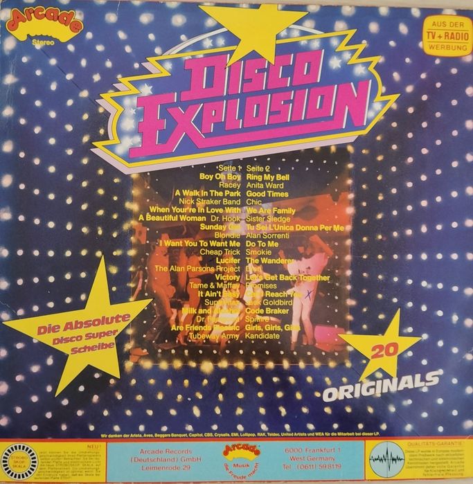 "Disco Explosion" składanka disco winyl 1979