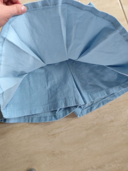 Nowe spódnico spodenki sztruks pasek uniwersalny