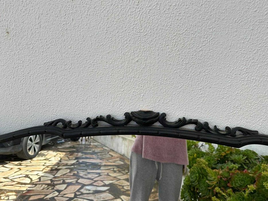 Espelho Preto Design Elegante Ideal para espaços grandes