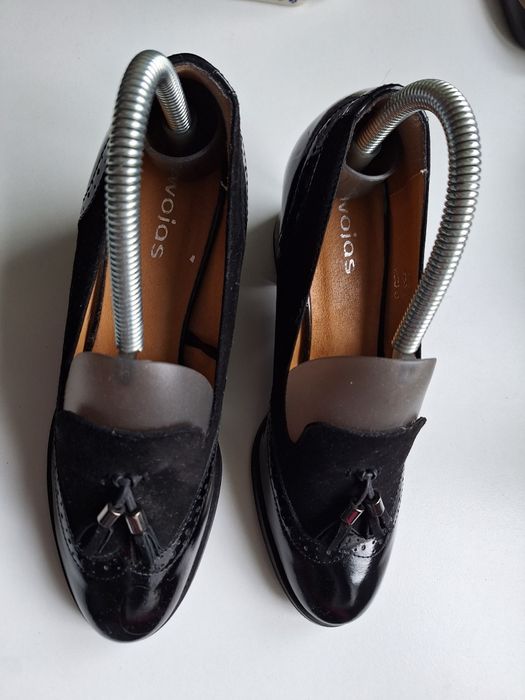 Buty na słupku, czarne