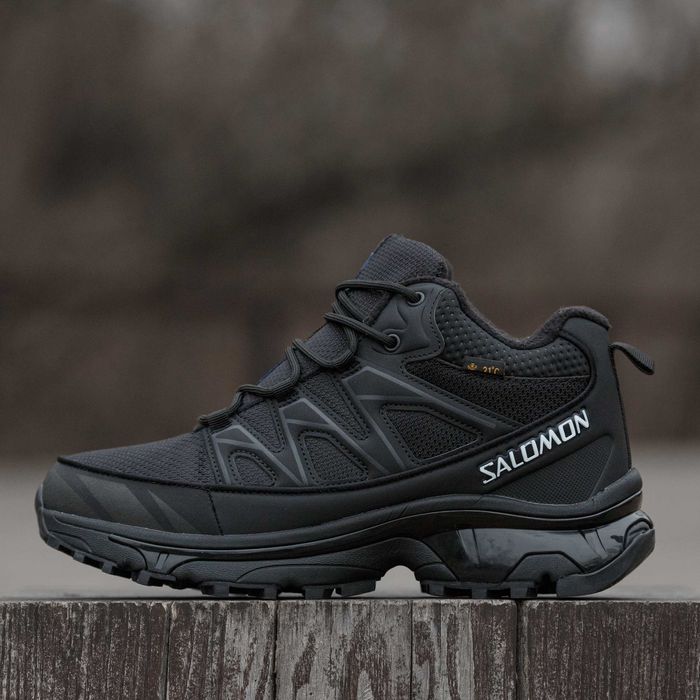 Кросівки зимові Salomon XT-6 Mid Winter Fur Black premium