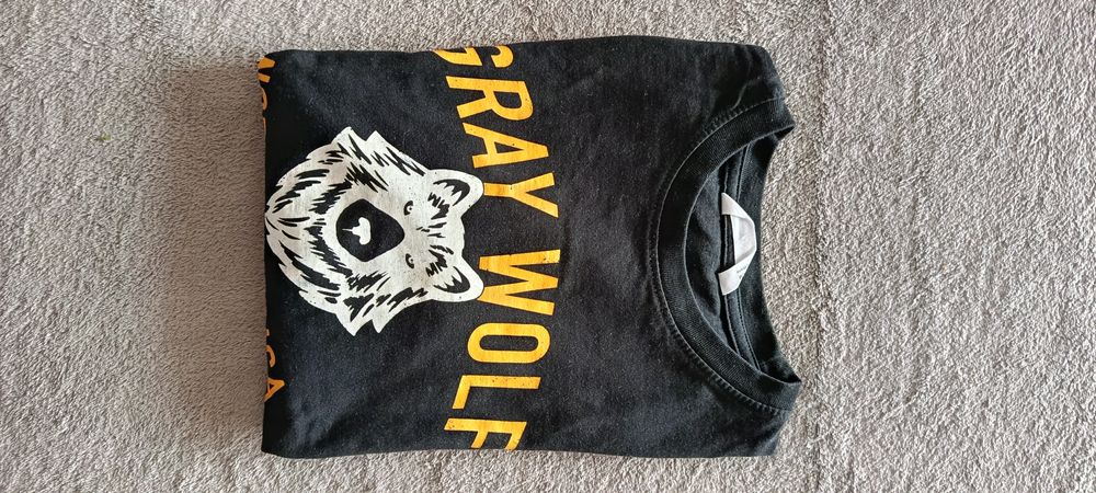 T-shirt manga comprida preta 10anos da Mango