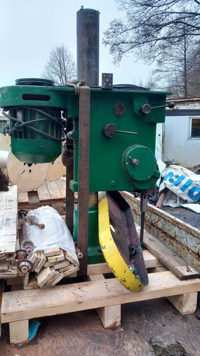 Wiertarka przemysłowa kolumnowa stołowa słupowa 300kg super stan PRL !