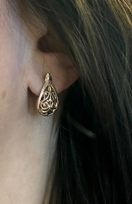 Золотые серьги ,СССР Золоиі сережки