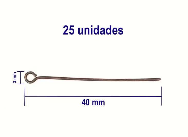 50 Agulhas aço inoxidável para joalharia