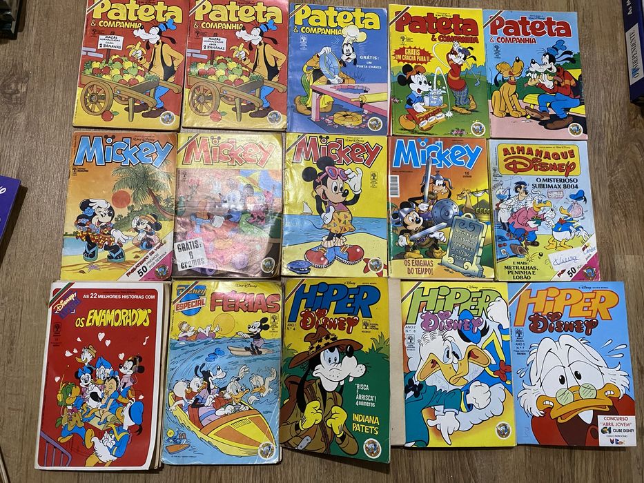 Livros infantis e banda desenhada 1€ cada