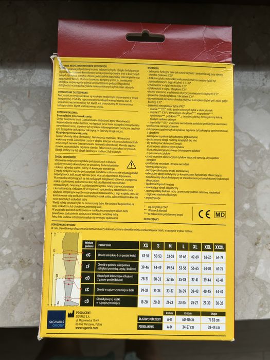 Pończochy uciskowe Pani Teresa 2 stopinia