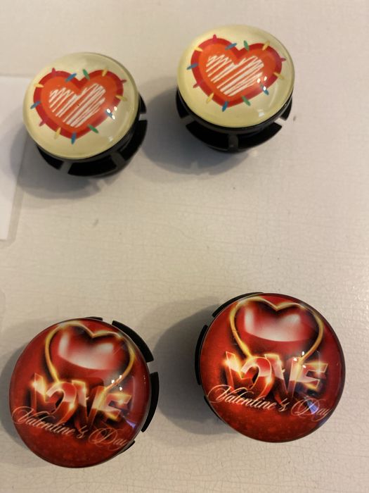 Komplet Guzików do torebki oBag ml moonlight serca serduszka 2 sztuki