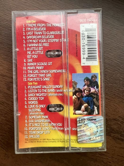 The Monkees - The Greatest Hits Of The Monkees (kaseta MC)