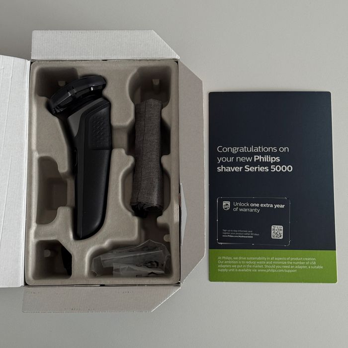 Golarka Philips Seria 5000 gwarancja + dowód zakupy