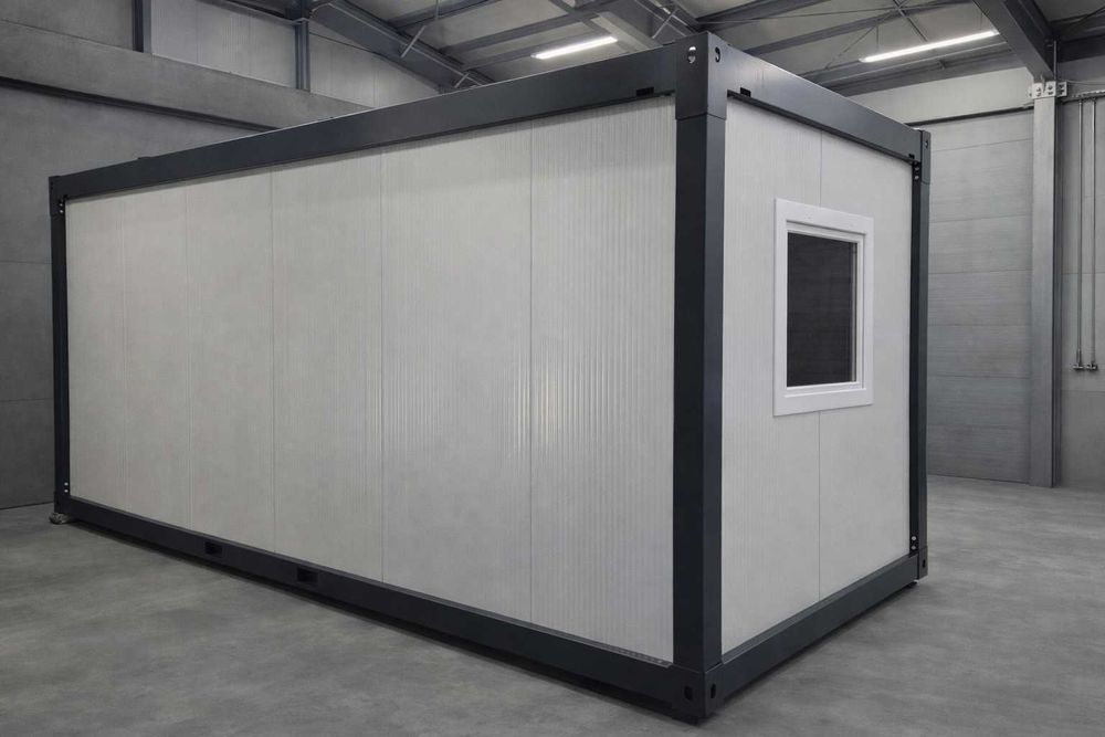 Kontener usługowy 6×2,4 m | Salon sprzedaży / Punkt usługowy | Nowy