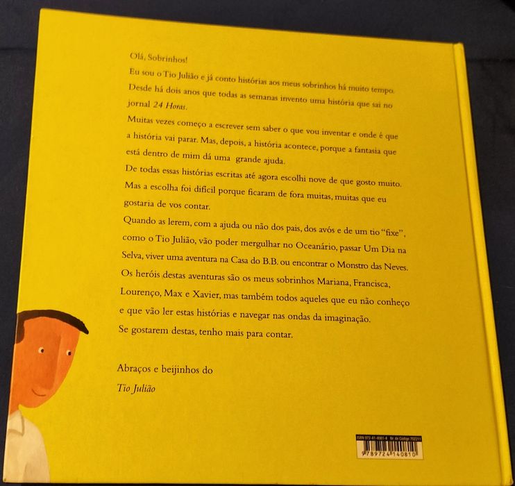 Livro ilustrado "É tudo primos e primas", Júlio Isidro