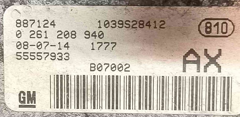 Centralina Motor / ECU 55557933 - OPEL CORSA D