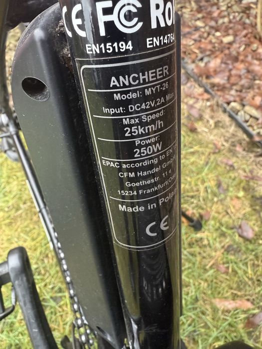 Rower elektryczny Ancheer 26 cali