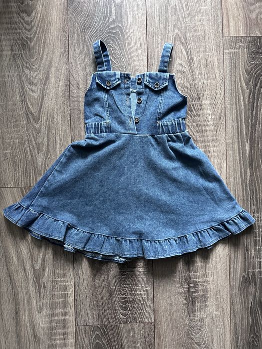 Джинсовий сарафан для дівчинки