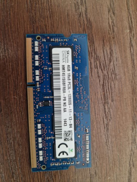 Pamięć RAM do laptopa SK Hynix 4GB DDR3L 1600MHz SO-DIMM (1.35V)