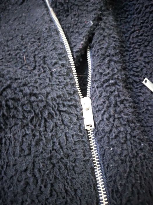 Kurtka czarna damska baranek