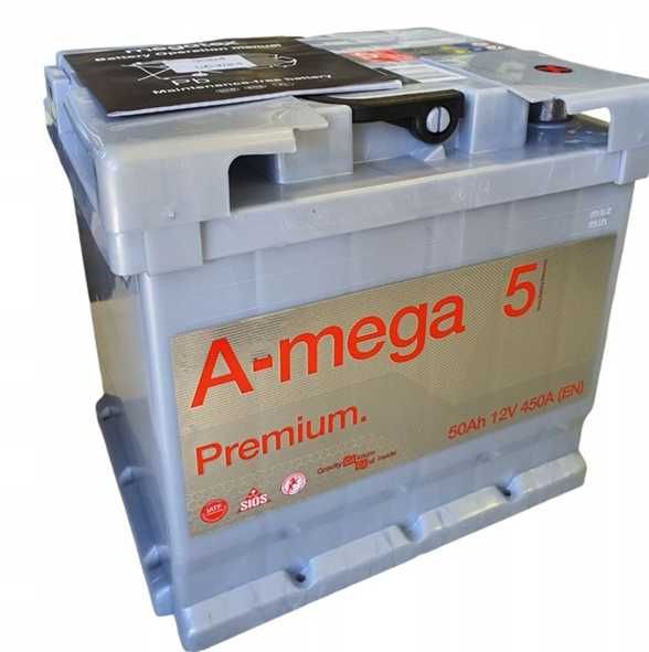AKUMULATOR Ukrainski Amega M5 50ah 450A P+ Radom, wysyłka