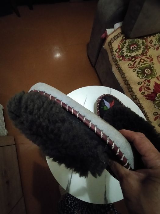 Капці з натуральної овчини