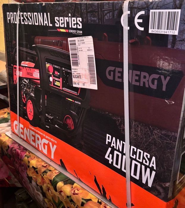 Генератор бензиновий: GENERGY PANTICOSA 4 кВт