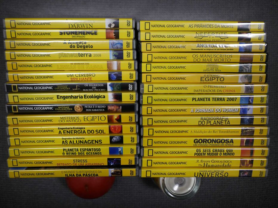 Lote 30 DVDs Documentários – National Geographic